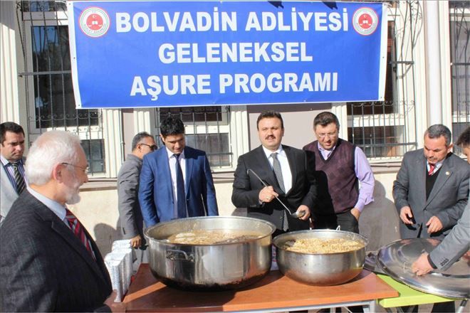 BOLVADİN ADLİYESİNCE  AŞURE İKRAMI YAPILDI 