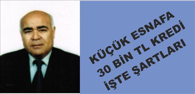 KÜÇÜK ESNAFA 30 BİN TL FAİZSİZ KREDİ 