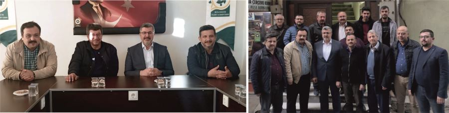 Ak Parti Heyetinden Ticaret Odası ve  Borsasına Hayırlı Olsun Ziyaretleri