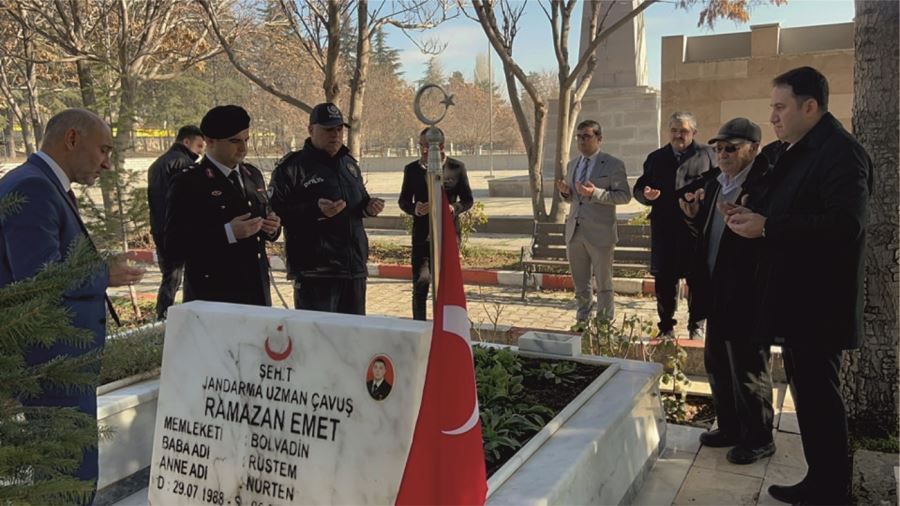 ŞEHİDİMİZ  RAMAZAN EMET  DUALARLA ANILDI
