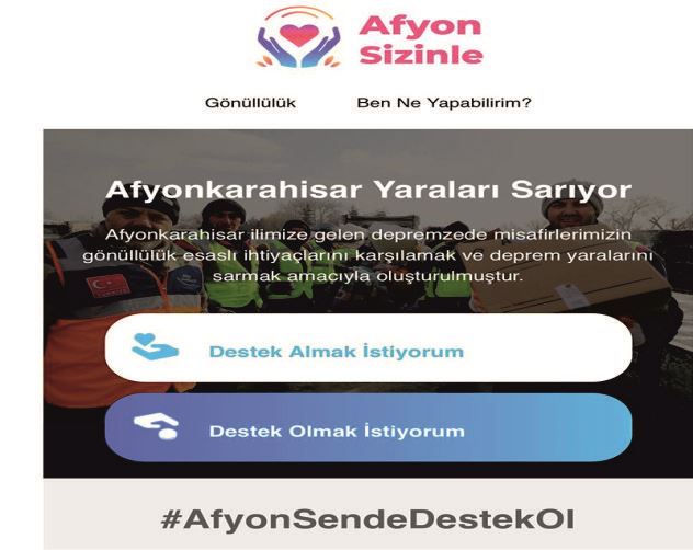 “afyonsizinle.org” Faaliyete Geçti