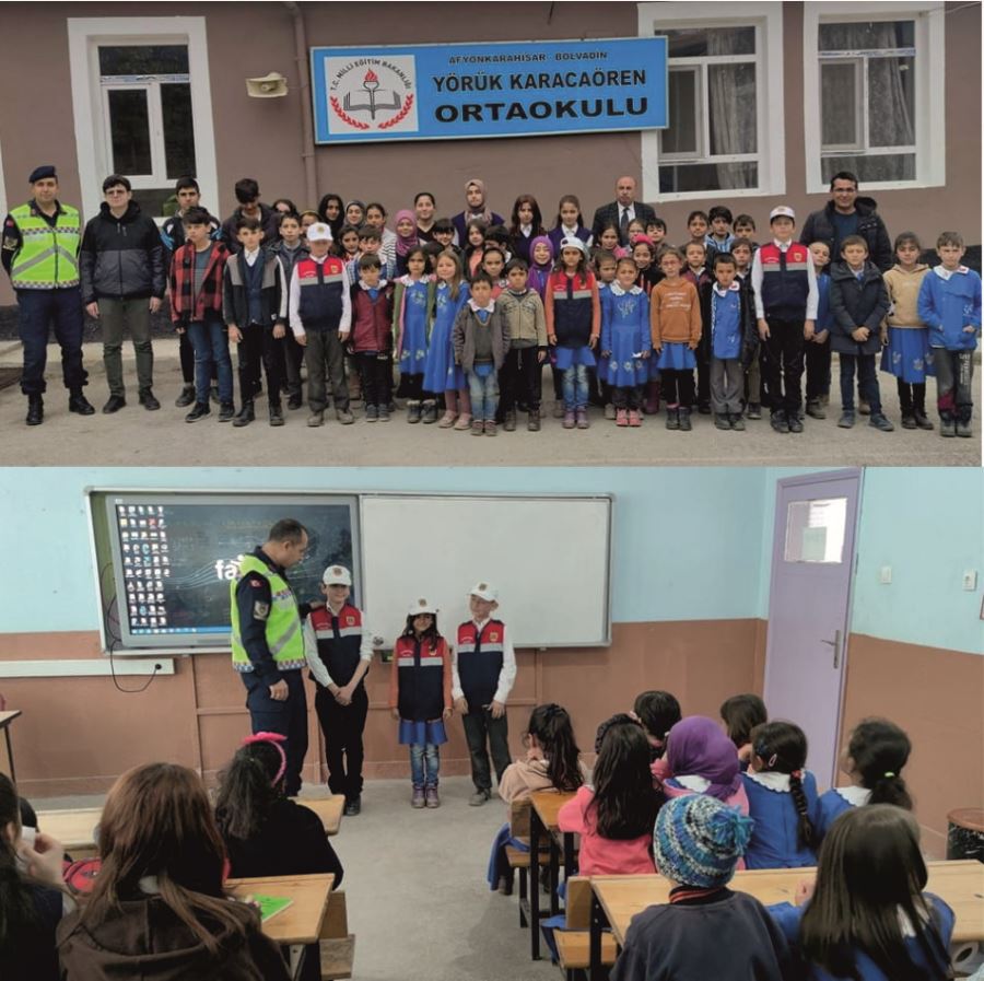 İlçe Jandarma Komutanlığından Trafik Dedektifleri Projesi