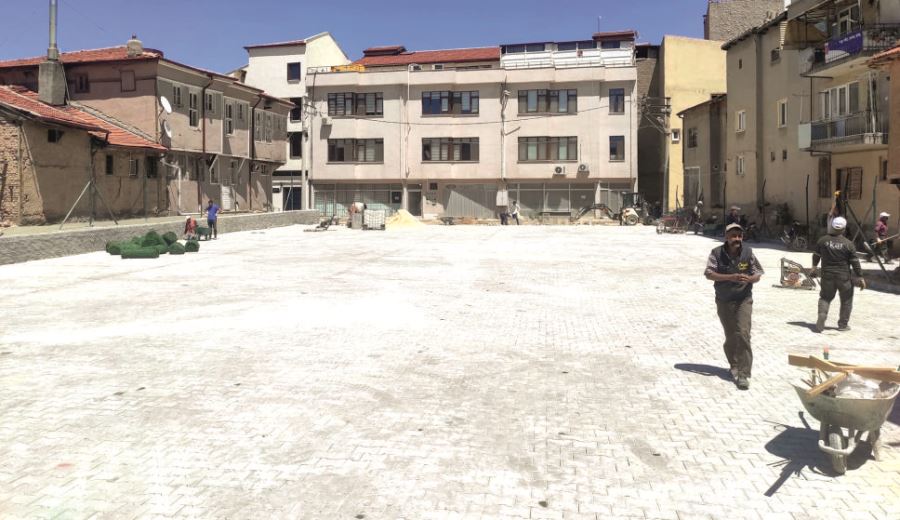 Otopark alanı Bayrama Yetişecek