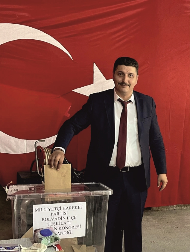 MHP BOLVADİN İLÇE BAŞKANLIĞINA  MAHMUT KIZILTOPRAK SEÇİLDİ